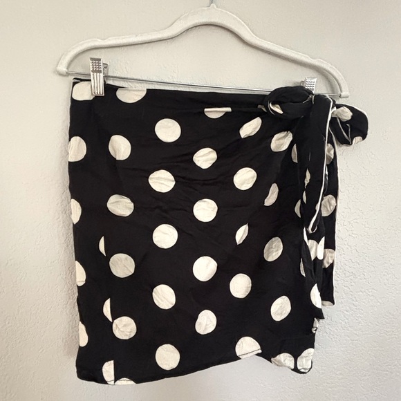 Free People polka dot wrap skirt - Picture 1 of 5